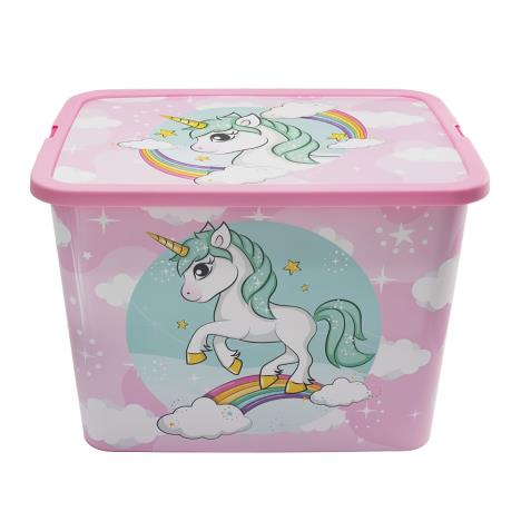 Pink Unicorn 23L Storage Click Box £16.99